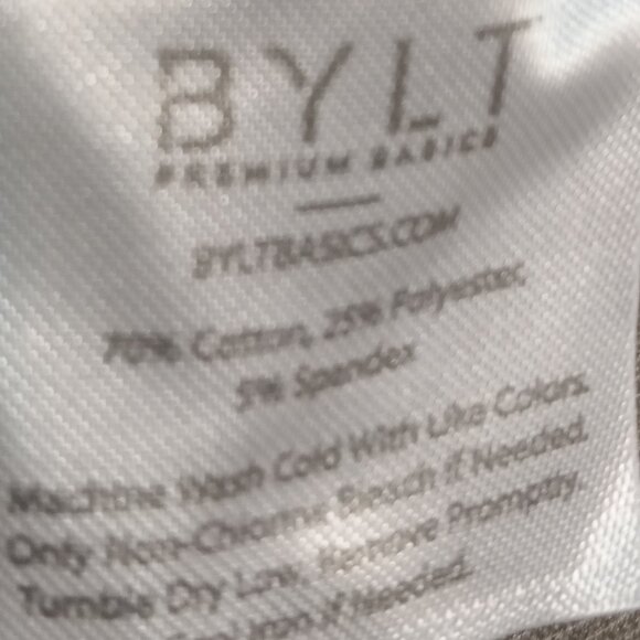 BYLT Premium Basics Men's Drop Cut Lux Short Sleeve Shirt XL Olive - Picture 7 of 8